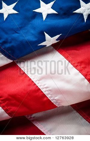 Bandiera USA con onda di sbattimento