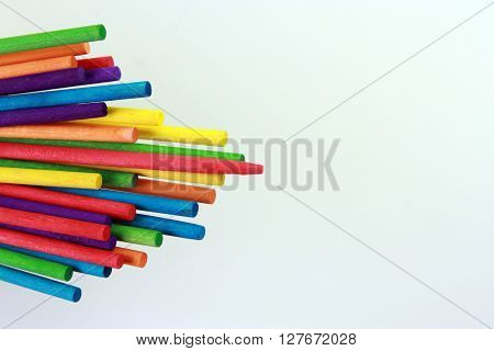 colored stick/ colorful sticks for wallpaper of the day