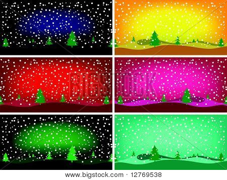 Vinter bannere