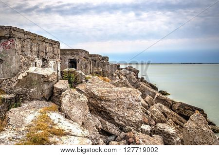 Abandoned Remains Of Northern Forts Of Ussr