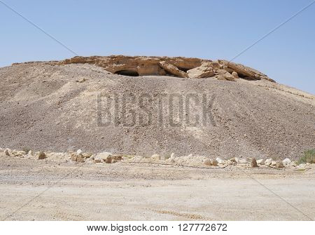 Moa fortress, ancient ruined building in South Israel