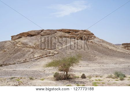 Moa fortress, ancient ruined building in South Israel