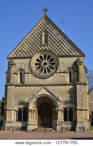 Trie Chateau France - march 14 2016 : the Saint Madeleine church