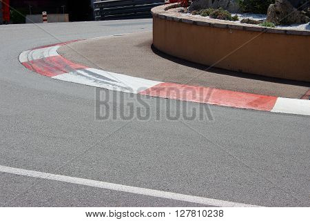 Texture of Motor Race Asphalt and Curb on Monaco Montecarlo Grand Prix Street Circuit
** Note: Soft Focus at 100%, best at smaller sizes