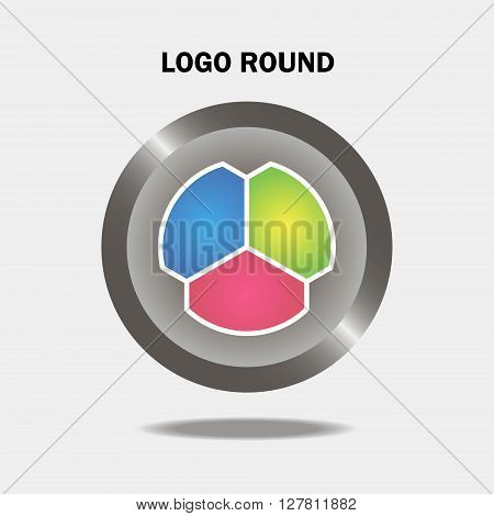 dynamic, vector, creative, logo design, signs and symbols, elements logo, dinamic background, three elements, round elements