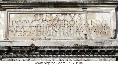 Roms Motto - Senatus Populusque Romanus