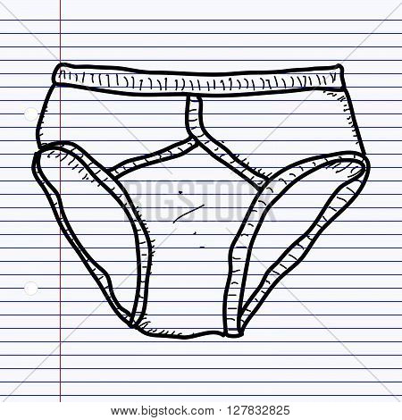 Simple Doodle Of A Pair Of Pants