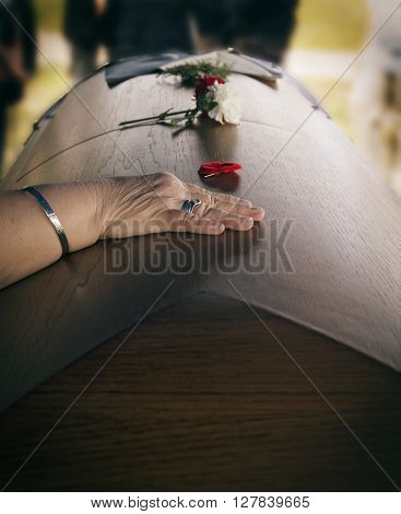 A Daughter bids farewell to her Fther a World War 2 Veteran