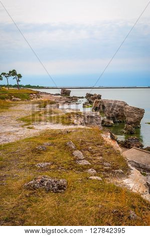 Abandoned Remains Of Northern Forts Of Ussr