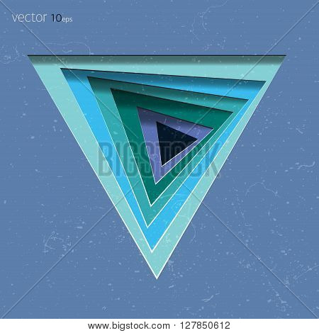 Abstract triangle vector background for Your Text.