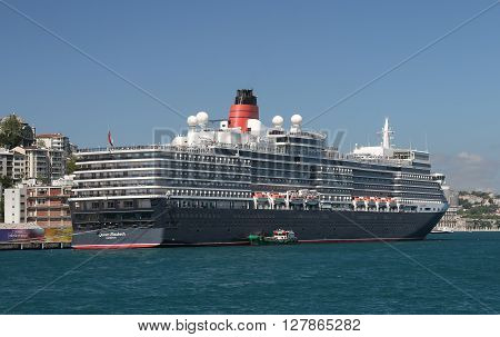 Cruise Ship In Istanbul Port