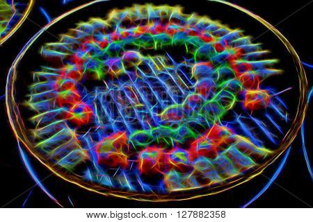 Experimental light background, colorful abstract, glow design