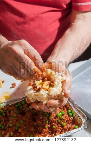 The Making Of Sicilian Arancini