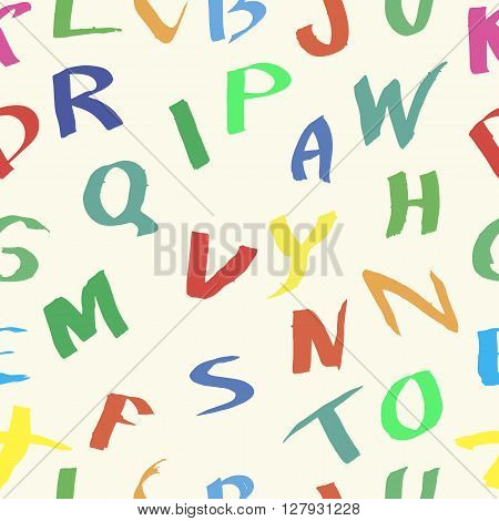 manual alphabet ink letter learning lettering blotch pattern