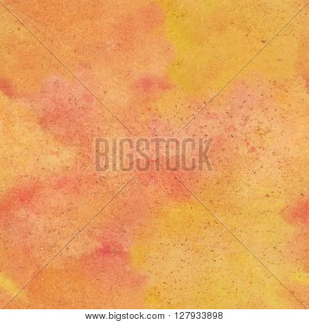 A seamless background pattern with abstract watercolor stains in subdued colors and grit texture