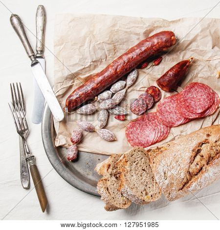 Sausage And Bread