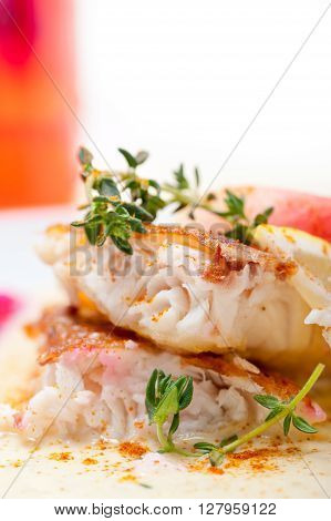 Sea Bream Fillet Butter Pan Fried