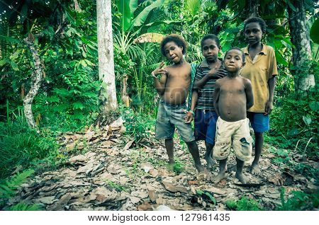 Boys In Forest