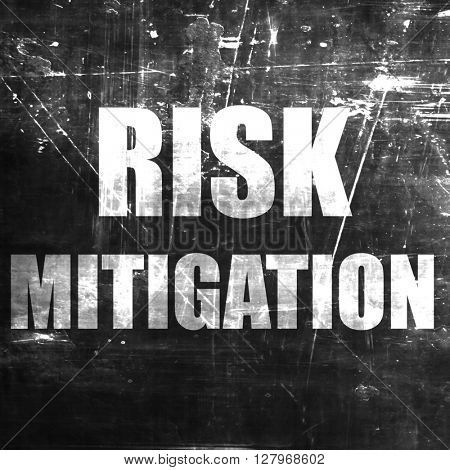 Risk mitigation sign