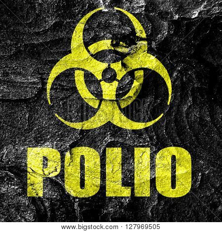 Polio concept background
