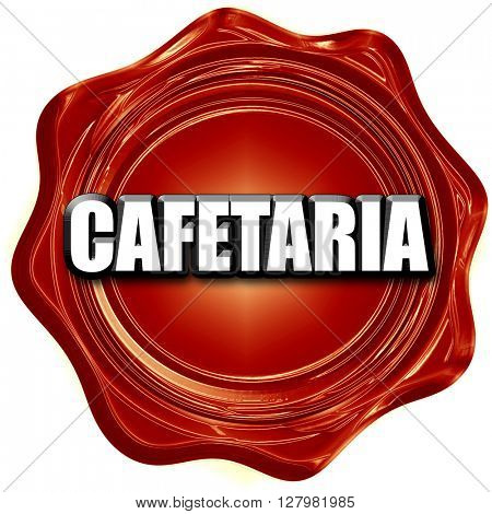 cafetaria sign background