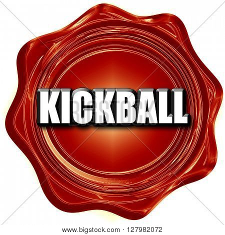 kickball sign background