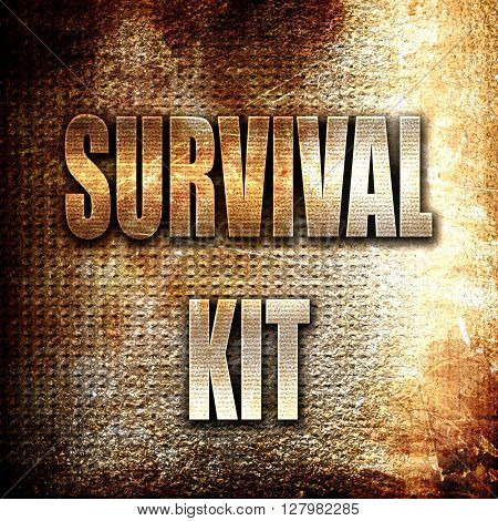 Survival kit sign