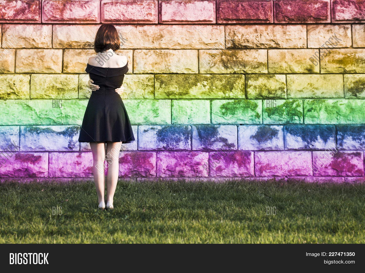 young girl from the lgbt powerpoint template young girl from the