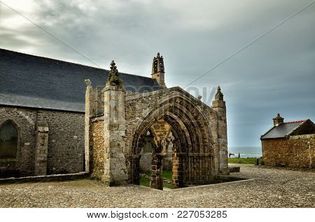 One of the most beautiful and famous destination in Brittany, France, Saint Mathieu and his Abbey