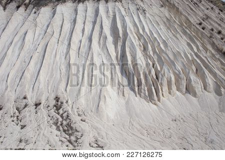 Big Old Limestone Quarry. There Is Early Spring On This Image.