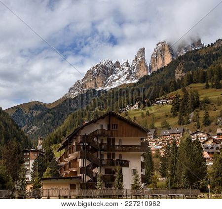 View Of The City Canazei