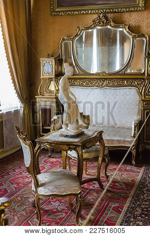 St. Petersburg, Russia - August 26, 2017: Interior Of Vladimir Palace. It  Was The Last Imperial Pal