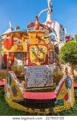 Havana, Cuba-08 October, 2016. Close Up Of Sculpture At House Of Jose Fuster On 08 Of October 2016 I