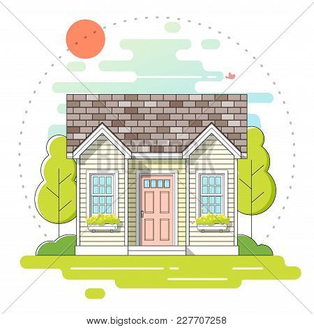 Small House Beautiful Vector Photo Free Trial Bigstock