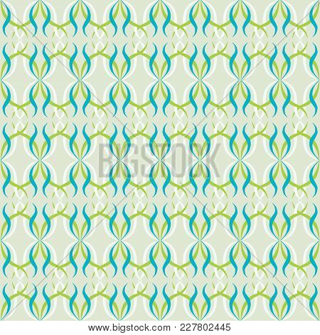 Japanese Traditional Retro Wagara Seamless Pattern Background Curve Sprial Cross Vine