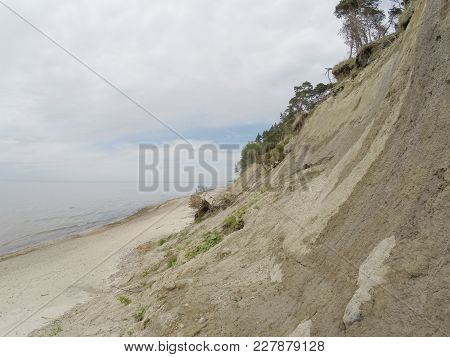 The Beach Of Dutch Hat (olando Kepure) Located Close To Karkle Or Klaipeda In Lithuania