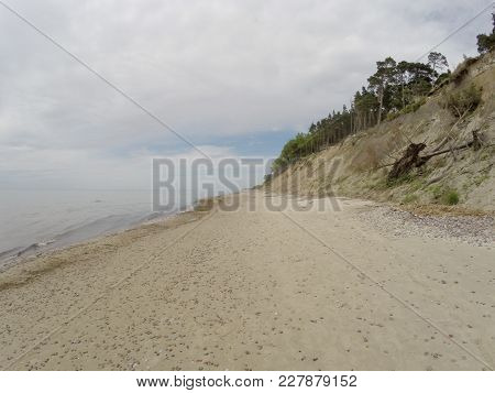 The Beach Of Dutch Hat (olando Kepure) Located Close To Karkle Or Klaipeda In Lithuania