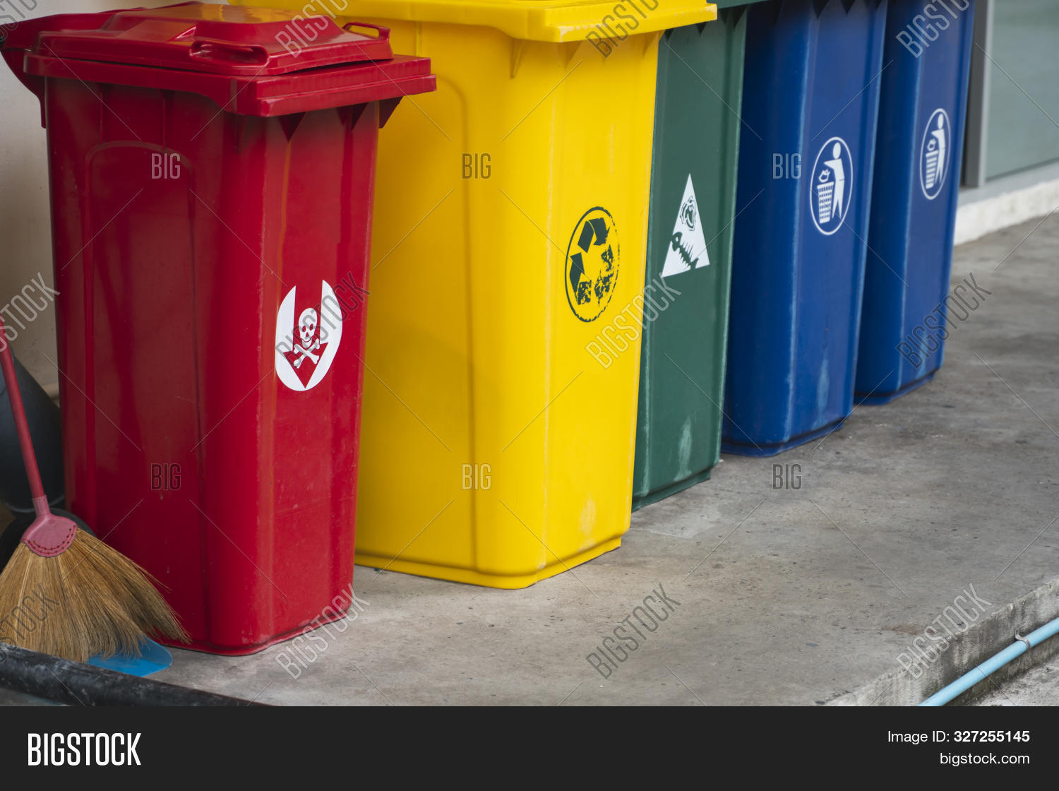 Garbage Trash Bins Image & Photo (Free Trial) Bigstock