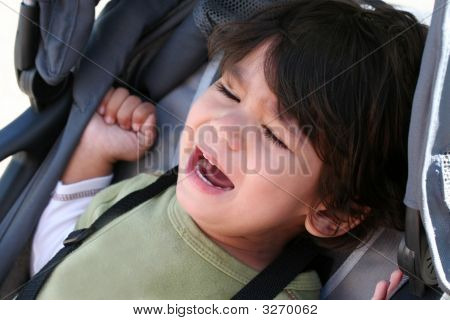 Toddler Crying In Stroller