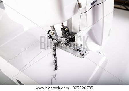 Overlock Stitch. Overlock For Sewing Fabric. Tailoring