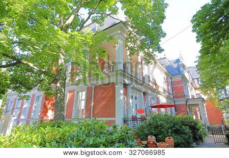 Berlin Germany - June 9, 2019: Charlottenburg Wilmersdorf Museum Old Building In Berlin Germany