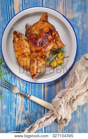 Chicken Quarters Baked.