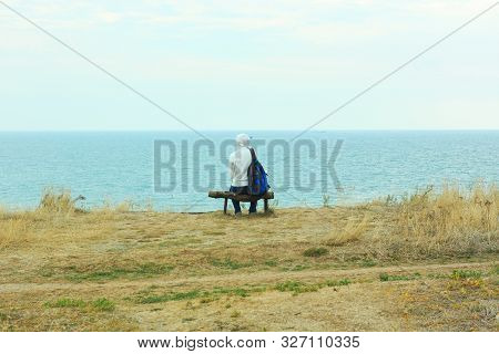 A Young Man Travels Alone. Solo Travelling. Lifestyle Vacations Concept