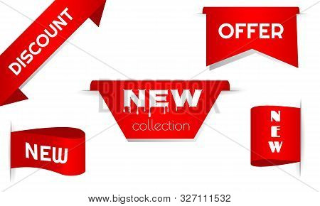 Tags Set. Vector Badges And Labels Isolated. Limited Edition, Best Choice, Special Offer. Vector Lab
