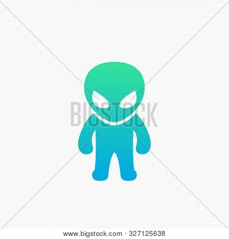 Extraterrestrial, Alien Icon, Eps 10 File, Easy To Edit