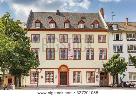 Koblenz, Germany - August 03, 2019: Historic Haus Metternich In The Center Of Koblenz, Germany