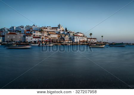 After Sunset, The Village Of Ferragudo. Portugal Portimao.