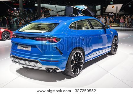 Frankfurt-september 19:  Lamborghini Urus  At The Frankfurt International Motor Show On September 19
