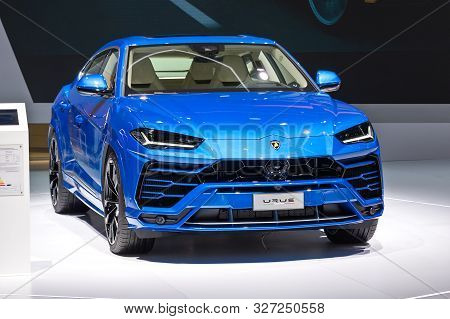 Frankfurt-september 19:  Lamborghini Urus  At The Frankfurt International Motor Show On September 19
