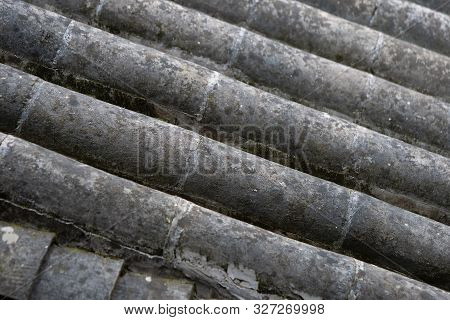 Traditional Chinese Residences Architecture Tile Roof In Tianshui Folk Arts Museum Hu Shi Folk House
